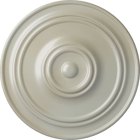 Ekena Millwork Classic Ceiling Medallion (For Canopies up to 5 1/2"), Hand-Painted Flash Blue, 21 7/8"OD x 2 3/8"P CM22CLFBS